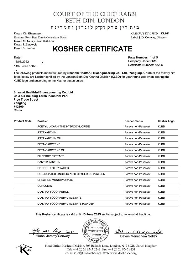 Beta-carotene 1% CWS Powder/Natural β-carotene 1%/ Powder